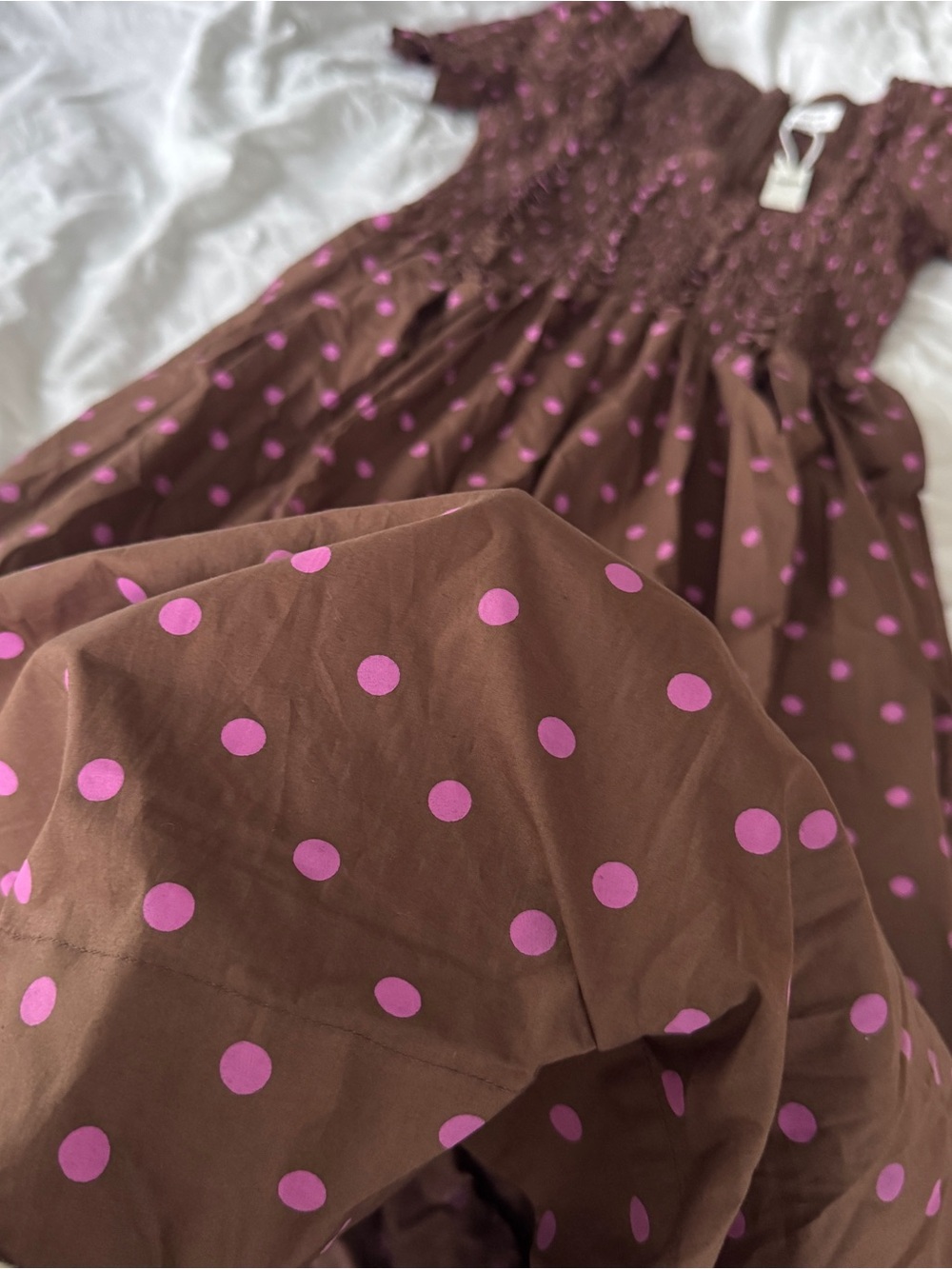 Damson Madder Raphaela 100% cotton Midi Dress - Picture 9 of 12